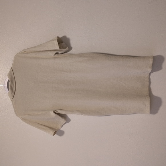 NWOT Helmut Lang Waffle Collared Dress Ivory - Picture 5 of 6